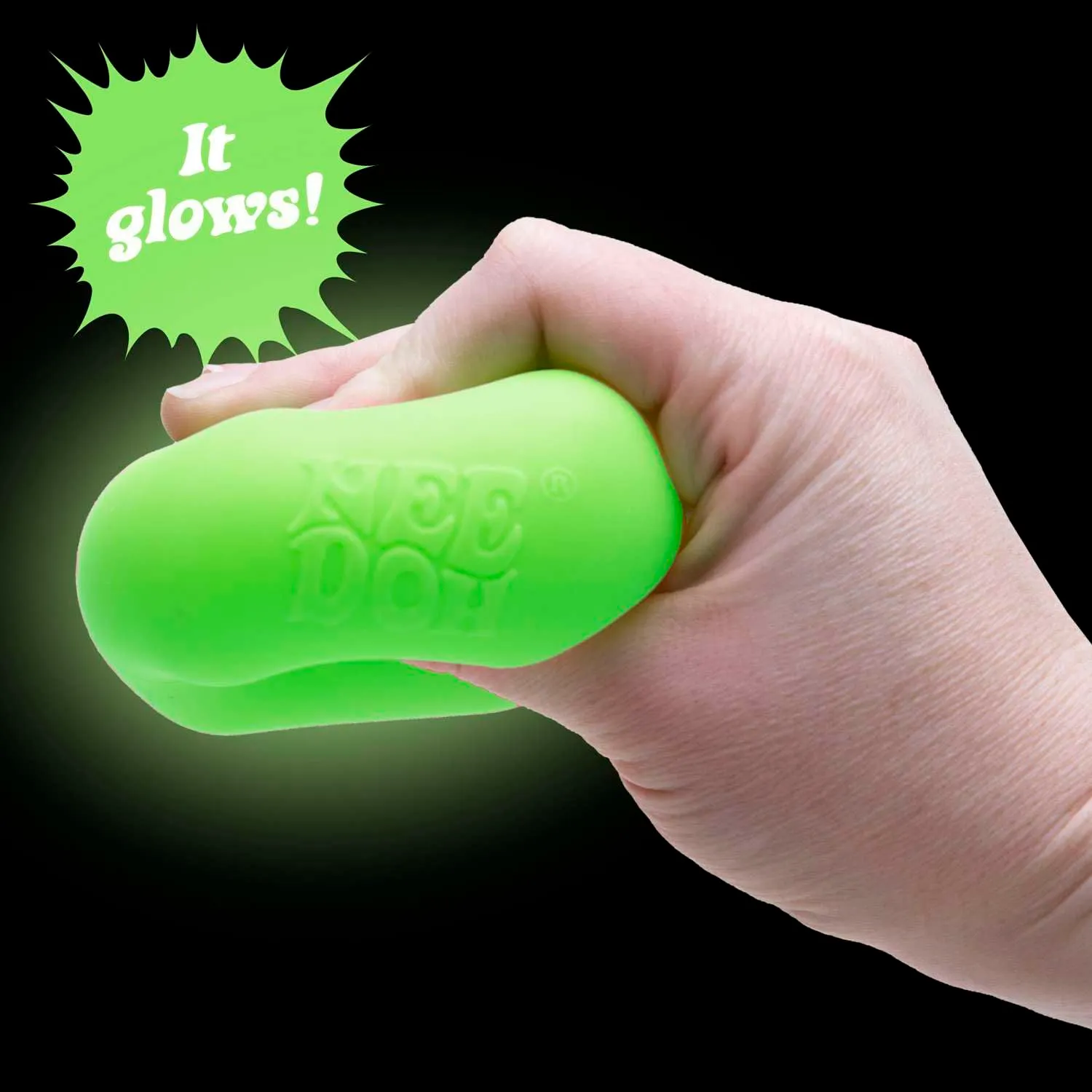 NeeDoh Glow Cube (2) NeeDoh Glow Cube