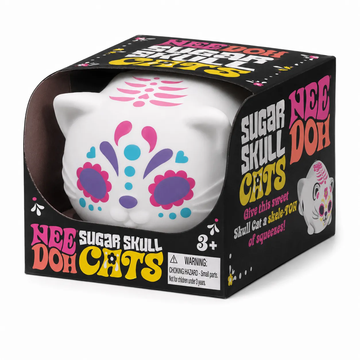 NeeDoh Sugar Skull Cat NeeDoh Sugar Skull Cat