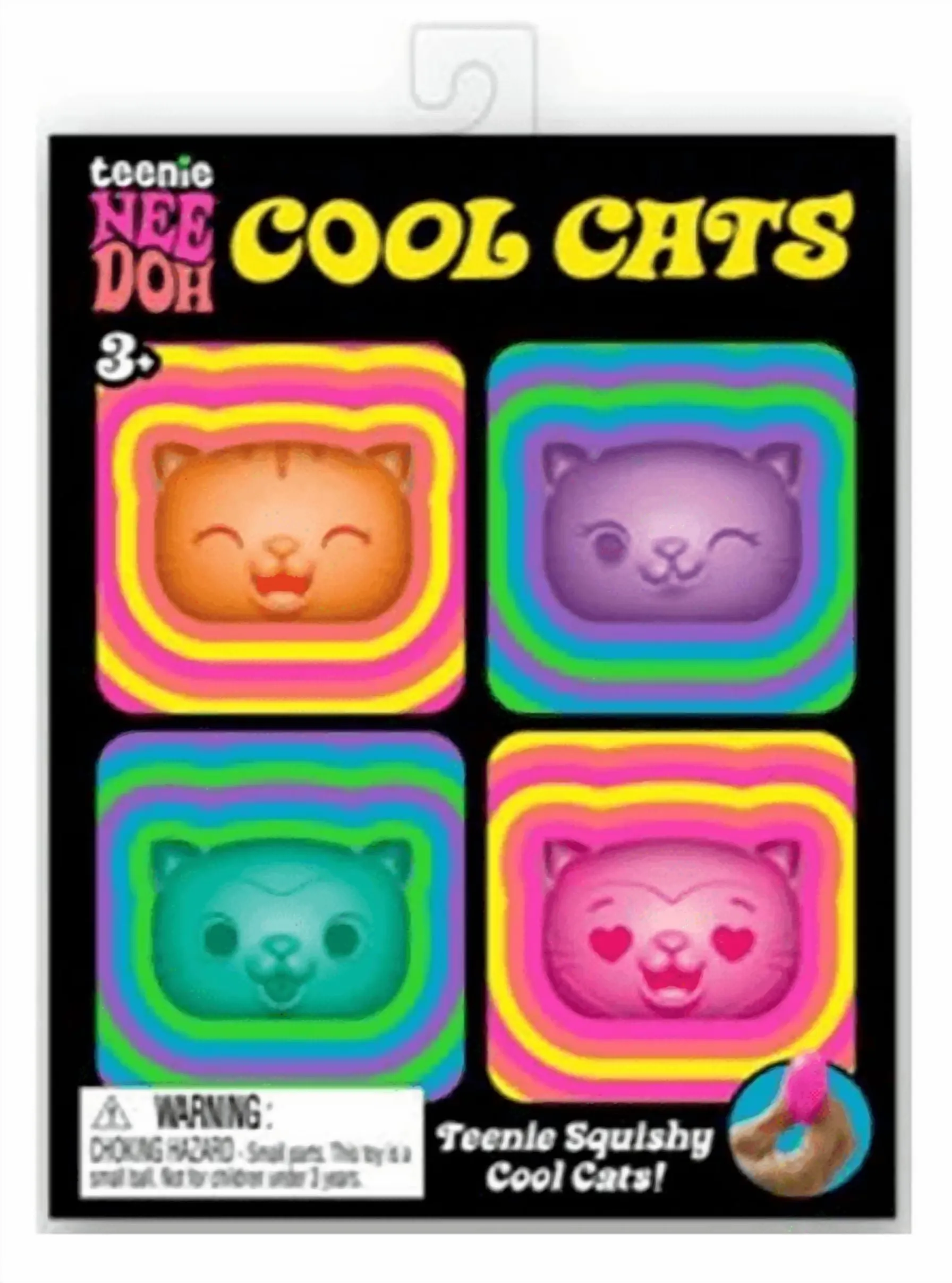 Teenie NeeDoh Cool Cats (1) Teenie NeeDoh Cool Cats