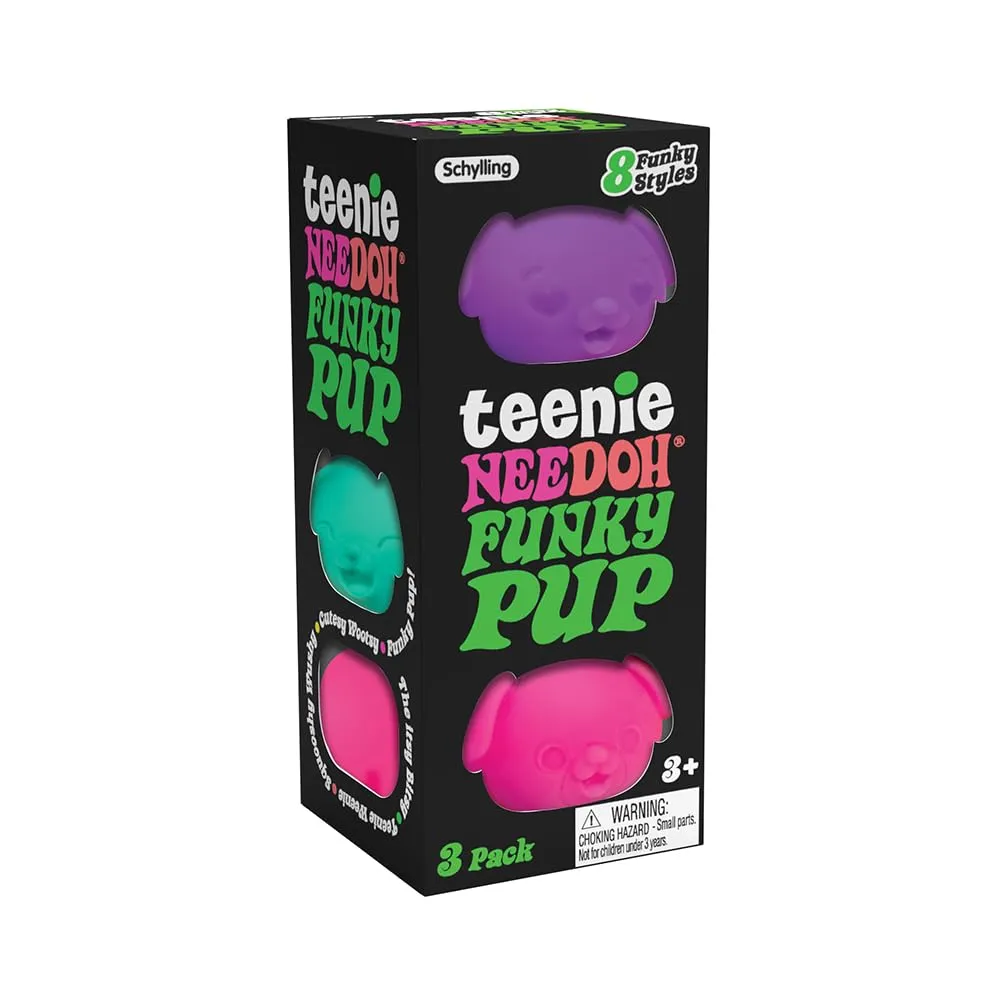 Teenie NeeDoh Funky Pups (1) Teenie NeeDoh Funky Pups