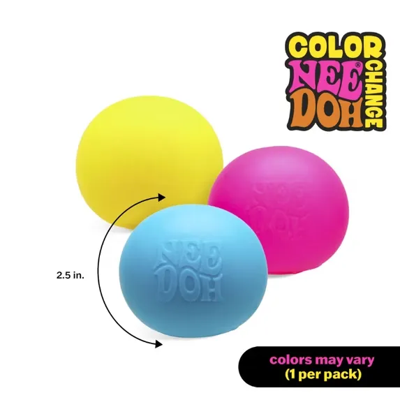 NeeDoh Color Change Fidget Stress Ball 5 NeeDoh Color Change Fidget Stress Ball