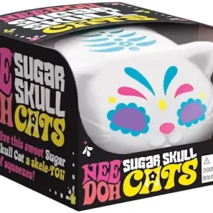 NeeDoh Sugar Skull Cool Cats Squishy Fidget Toy