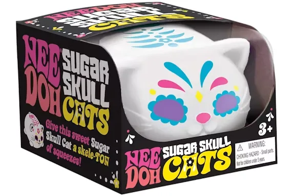 NeeDoh Sugar Skull Cool Cats Squishy Fidget Toy NeeDoh Sugar Skull Cool Cats Squishy Fidget Toy