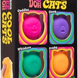 Nee Doh Teenie Cool Cats 4 pack